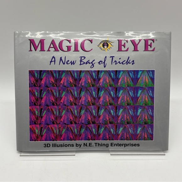 Lot of 6 Magic Eye Hardcover Softcover Books - 1-3, Gallery, Nostradamus Tricks - Picture 5 of 9